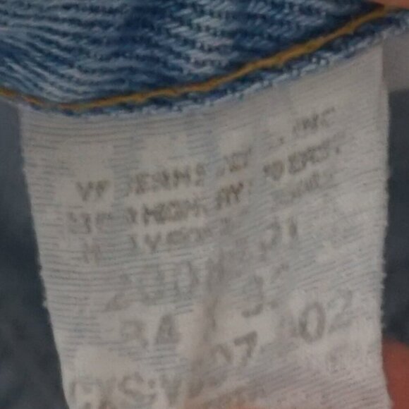 Vintage Lee Light Wash Straight Leg Blue Denim Jeans 34X32 - Picture 10 of 16